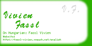 vivien fassl business card